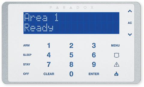 K656 - bílá - LCD klávesnice s dotykovými klávesami