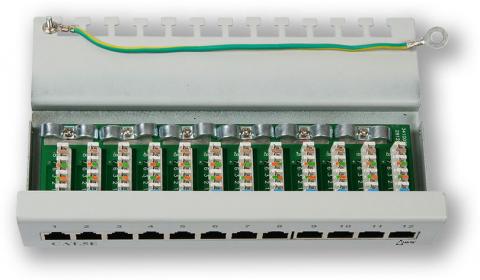 PP-026 12P / C5E / S - 12 ports, C5E, shielded