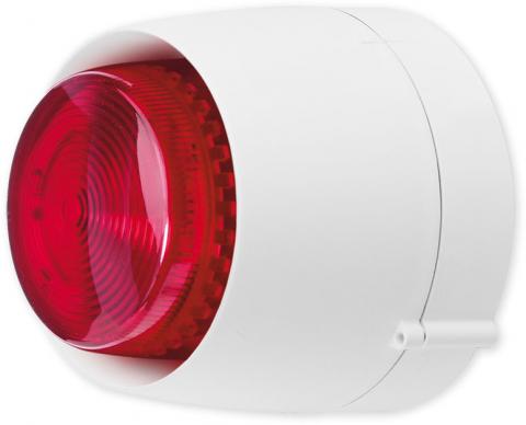 VTB 32 DB W bela/rdeča - zunanja luč s sireno
