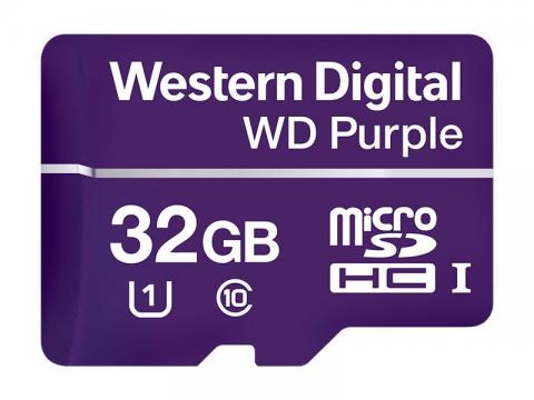 WDD032G1P0A - pomnilniška kartica MicroSDHC 32GB, WD vijolična