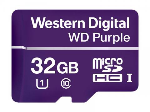 WDD032G1P0A - карта с памет MicroSDHC 32GB, WD Purple