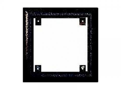 4FF 127 11.5 - rám 1 modul, KARAT INOX