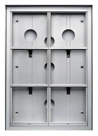 4FK 204 66 - Stříška GARANT vertikální pod omítku pro 6 modulů