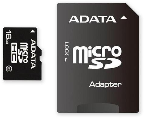 microSD 16GB - paměťová karta do kamer