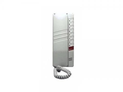 4FP 110 83.201/2 - Haustelefon mit Taster für 2. Schloss, 2-BUS, weiß