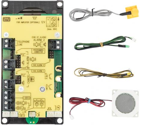 919640X - Lift1, kabinová hláska, COP verze, reproduktor+mikrofon+LED na kabelu