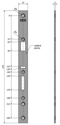 SAM LI 22 - čelo zámku SAM LI 22