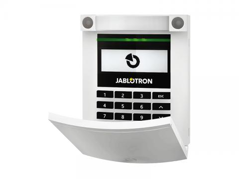 JA-114E-WH - white - bus. acc. mode with LCD, key. and RFID