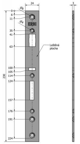 SAM LI 20 - čelo zámku SAM LI 20