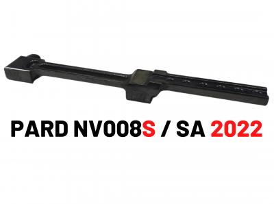 Stahlhalterung am Weaver LONG für PARD NV008S und SA 2022