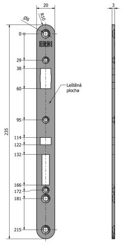 SAM LI 4 - čelo zámku SAM LI 4