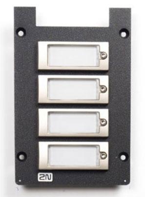 9151910 - 2N® IP Force náhradní přední panel, 4 tlačítka