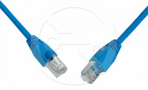 C5E-315BU-1MB - Solarix patch kabel CAT5E SFTP PVC, 1m