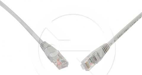 C6-155GY-0,5MB - Solarix patch kabel CAT6 UTP PVC, 0,5m
