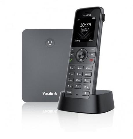 W73P - Yealink IP DECT bezdrátový telefon, PoE 1,8