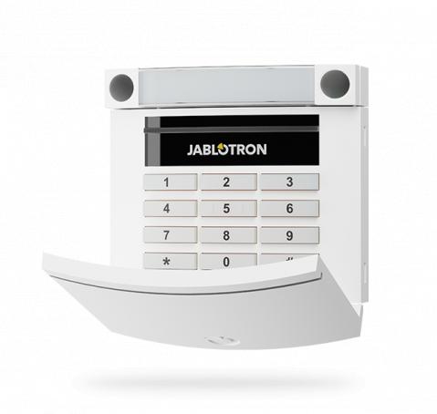 JA-113E - bílá-WH - sběrnic. příst. modul klávesnicí a RFID