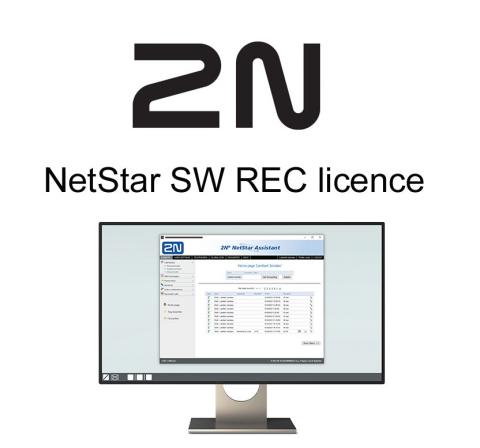 1022096 - NetStar SW REC licence, 1 kanál