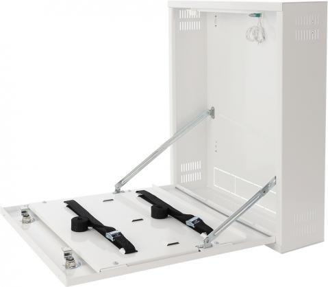 AWO529W - velký kovový box pro uzamčení rekordéru, nástěnný, bílý, 2 x tamper