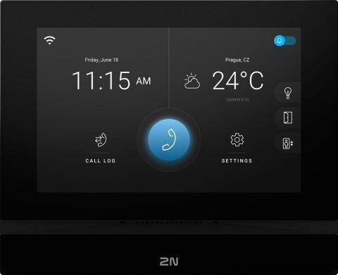 91378611 - Indoor View Wi-Fi černý - odpovídací video jednotka, LCD 7