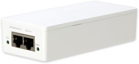 TAM1GT1GT-30 - 1 port PoE Gb injektor, af, at, 30W, LED indikace, ochrany