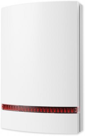 JA-1XA-C-WH - bílá-WH - kryt sirény JA-1xxA, bílý - červ. blikač