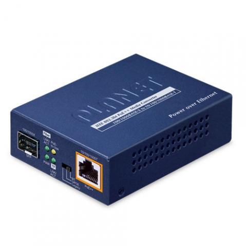 GUP-805A-60W - převodník 100/1000BASE-X SFP na 10/100/1000BASE-T PoE++ (60 W)