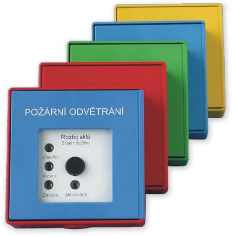 MHA 901 modrý - Tlačítkový hlásič speciální 4 LED