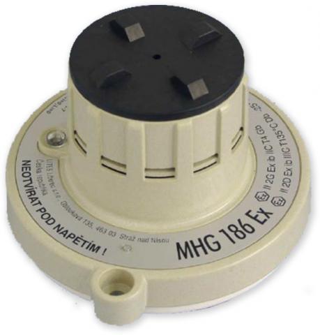 MHG 186 Ex - Hlásič kouře ionizační interaktivní adresný, IP 65, EXE