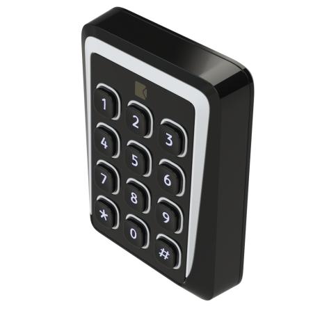 WKSR 931K BK B - Duální RFID čtečka s klávesnicí, BLE, wiegand, černá