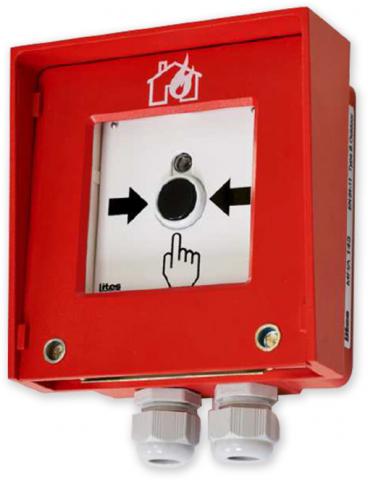 MHA 145 - Hlásič tlačítkový adresný a konvenční, IP 65