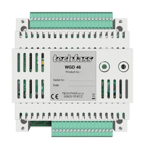 NWGD 46XT - Síťový interface pro 4 dveře, 4x Aperio a  2x wiegand vstupy
