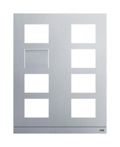 2TMA220161A0010 - kryt VIDEO tabla, velikost 2/4 (135 mm), eloxovaný hliník; 41388CF-A