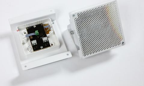 DR OD 50 T - Držák vyhřívaný s odrazkou pro MHG 662 a MHG 664, do 50m