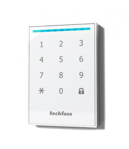 WRE 121K WH - Duální čtečka s numerickou klávesnicí, bílá
