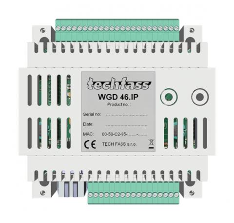 MWGD 46XT.IP - Řídící modul se 2x wiegand vstupy,  4x relé a ethernetem