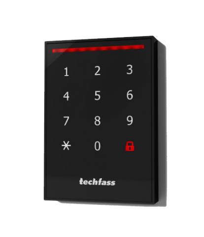 WRE 121K BK - Duální čtečka s numerickou klávesnicí, černá