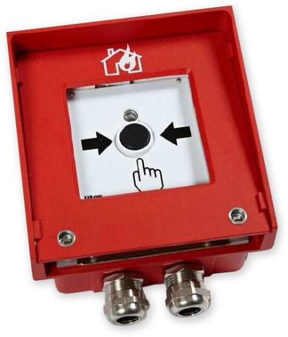 MHA 184 Ex - Hlásič tlačítkový adresný a konvenční, IP 65, EXE