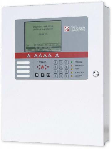 MHU 115/A - Ústředna analogová,1x128 adres,vč.DLI115