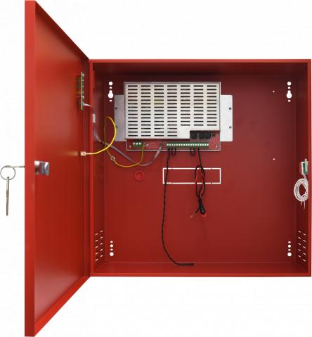 EN54C-5A40 - zálohovaný zdroj 27,6V 5A 2x40Ah