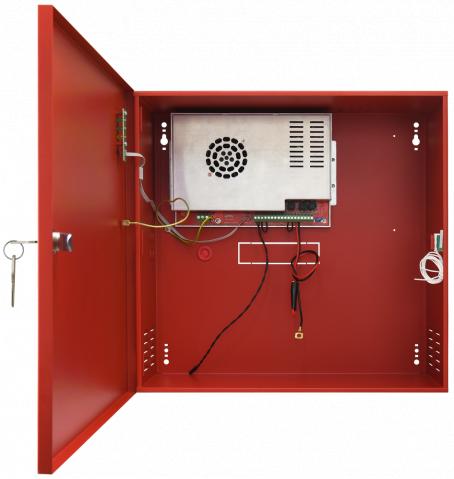 EN54C-10A40 - zálohovaný zdroj 27,6V 10A 2x40Ah