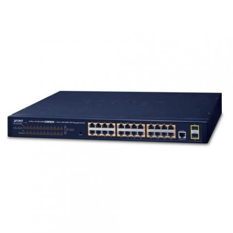 GS-4210-24P2S - switch 24x 10/100/1000T PoE + 2x 100/1000X SFP
