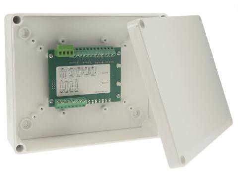 VMIC404 - prvek vstupně/výstupní, 4x IN, 4x OUT (relé výstup) v krabici