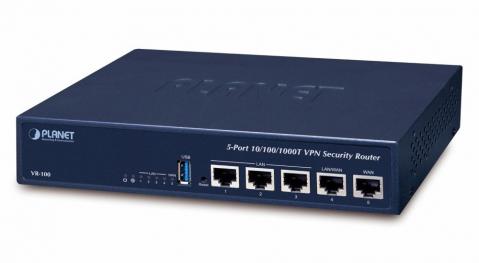 VR-100 - VPN security router 5x 10/100/1000T