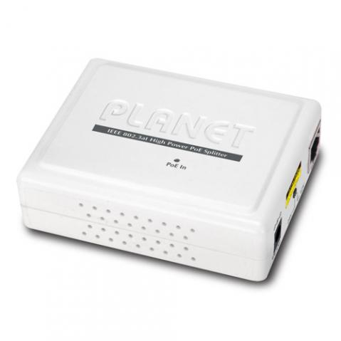 POE-162S - PoE splitter, IEEE 802.3at, výstup 12 V/24 V DC
