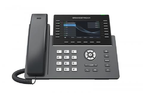 GRP2650 - Grandstream VoIP telefon, LCD, 6x SIP účty, WiFi, Bluetooth, USB,  PoE