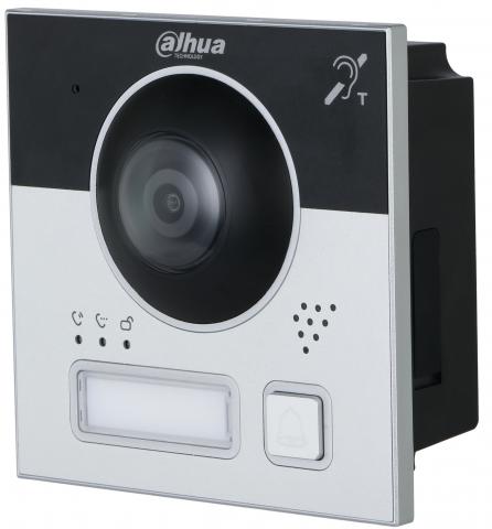 VTO4202F-PI1 - hlavní IP dveřní modul s kamerou a tlačítkem, Indukční smyčka, RJ-45 nebo 2 vodičový systém