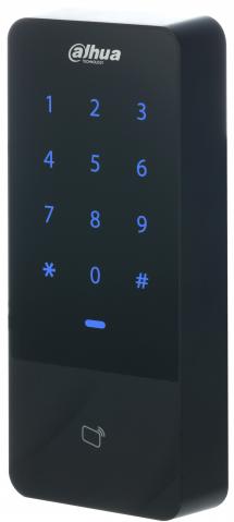 ASI1201E-D-V1 - autonomní čtečka karet EM 125 kHz, dotyk, podsvit, audio signalizace, 12 VDC, SmartPSS Lite