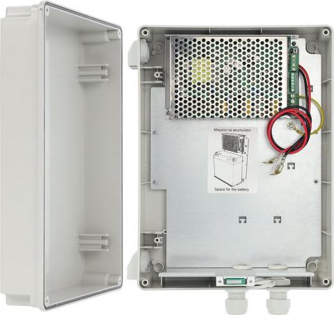 HPSG2H-12V5A-C - zálohovaný zdroj v boxu, venkovní IP44, G2