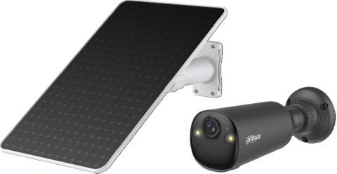 KIT/BF4CA-4G-XL - 2,1 mm - černá 4Mpix, 15m IR a 20m bílé LED, PIR, solar panel, 4G modul, SD, reproduktor