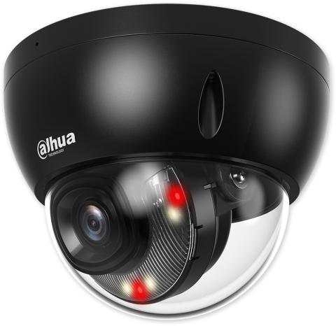 IPC-HDBW2449E-S-IL-B - 2,8 mm - černá 4Mpix, 30m IR a 30m bílé LED, IVS, SMD Plus, MIC, antivandal